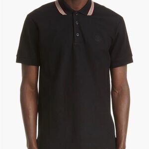 Burberry Pierson Embroidered Cotton Pique Polo